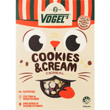 Vogels Cereal Cookies & Cream Gluten-Free offers a crunchy, sweet blend of cookies and cream, perfect for guilt-free snacking.