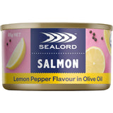Sealord Sensations Salmon Cracked Pepper & Lemon Tear tab can 85g