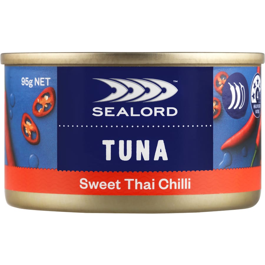 Sealord Sensations Tuna in Sweet Thai Chilli sauce, perfect for quick meals, snacks, or enhancing salads with vibrant flavor.