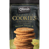 Artisan Butter Crunch cookies from Olina's Bakehouse, featuring a crispy texture and rich buttery flavor, perfect for snacking.