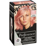 L'Oreal Preference Rose Gold 9.213 Melrose hair dye offers radiant, long-lasting colour and nourishes for healthy, shiny hair.