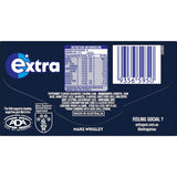 Wrigley's Extra Intense Mint Sugar-Free Gum in an easy-to-carry pack, delivering fresh breath and improved concentration.