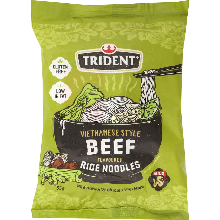 Trident Rice Noodles Vietnamese Style Beef Flavour