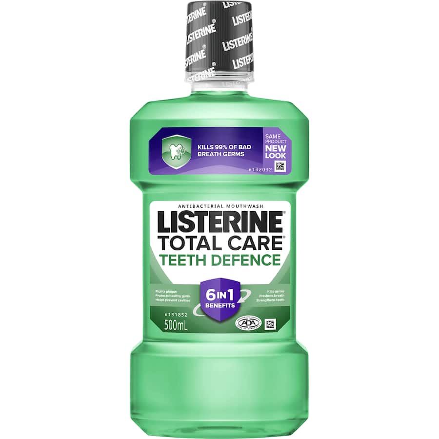 Listerine Mouth Rinse Teeth Defense