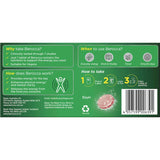 Effervescent berry-flavored vitamins boosting energy and mental performance for busy lifestyles.