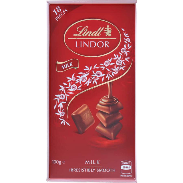 Silky smooth Lindt Lindor Chocolate Milk truffles with a melting filling, perfect for indulgence and gifting.