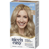 Clairol Nice N Easy Hair Colour in Light Ash Blonde 9A offers vibrant, natural-looking shade with 100% grey coverage and added shine.