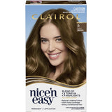 Light Brown 6 hair dye from Clairol, featuring Colour Blend Technology for vibrant, multi-dimensional colour and 100% grey coverage.