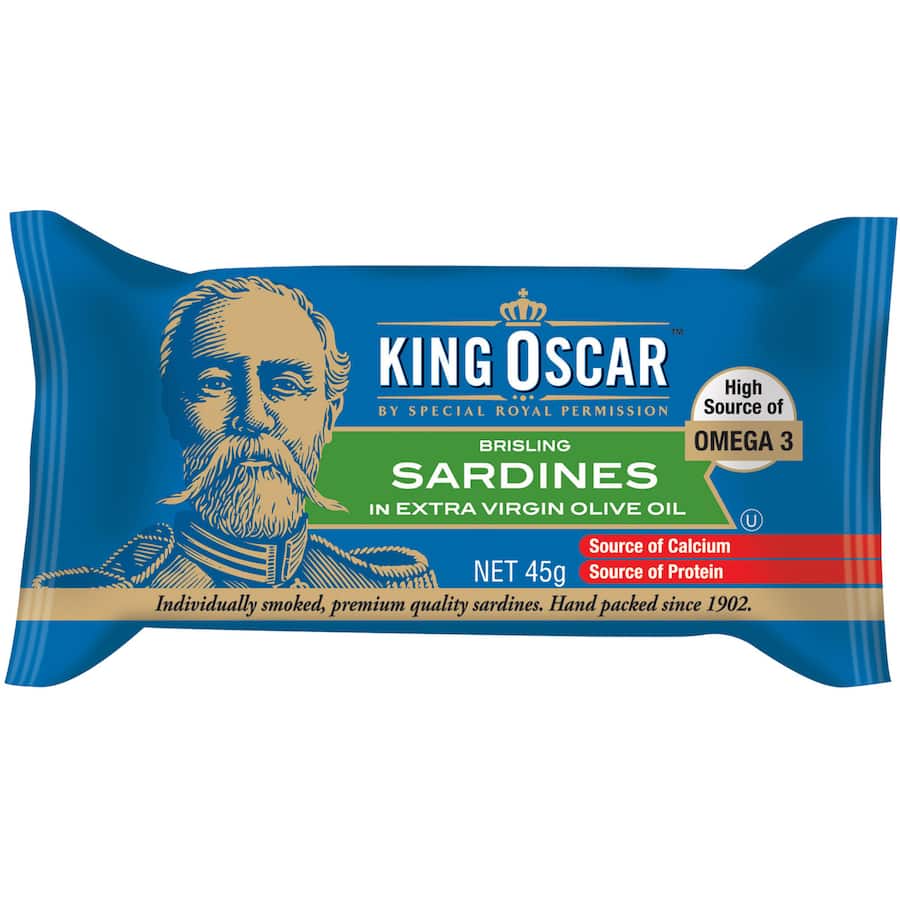 King Oscar Sardines In Olive Oil Tear tab can 45g