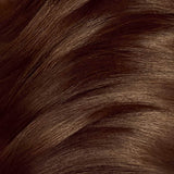 Clairol Nice 'N Easy Medium Caramel Brown hair dye offers vibrant, natural color with 100% grey coverage and shine-enhancing gloss.