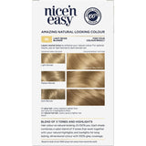 Clairol Nice N Easy Light Beige Blonde 9B hair dye offers vibrant color, 100% grey coverage, and intense shine for natural results.