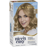 Clairol Nice N Easy Hair Colour in Medium Ash Blonde 8A for natural-looking colour, 100% grey coverage, and vibrant shine.