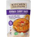 Aromatic Kitchen Creations Korma Curry base for easy, authentic Indian meals with rich flavors and creamy textures.