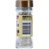 A glass shaker jar of Masterfoods Roast Vegetable Seasoning Blend featuring rosemary, garlic, and pepper for flavorful dishes.