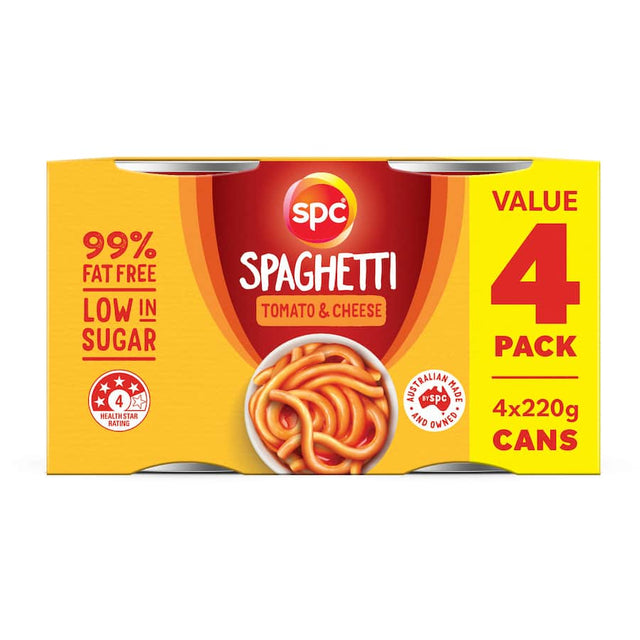 Spc Spaghetti Tomato & Cheese featuring savory tomato sauce and creamy cheese for a quick, gourmet meal option.