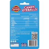 Colorful edible candy eyeballs for festive baking, ideal for Halloween and themed treats. Fun and whimsical toppings for desserts.