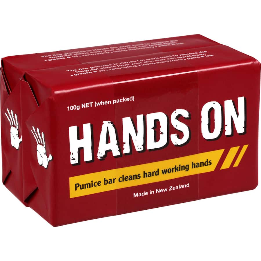 Hands On Pumice Soap: Exfoliating bar enhances skin, buffs away dead cells for smooth, radiant, and healthy skin.