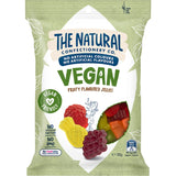 Colorful Vegan Fruity Flavoured Jellies in eco-friendly packaging, bursting with natural fruit flavors and free from gelatin.