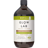 Antibacterial hand wash refill with lemongrass and lime, hydrating and protecting skin against 99.9% of germs.