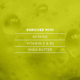 Lemongrass and lime antibacterial hand wash refill, enriched with vitamins for hydration and germ protection.