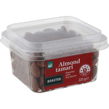 Woolworths Almonds Tamari: roasted almonds coated in savory tamari glaze, perfect for healthy snacking and versatile recipe topping.