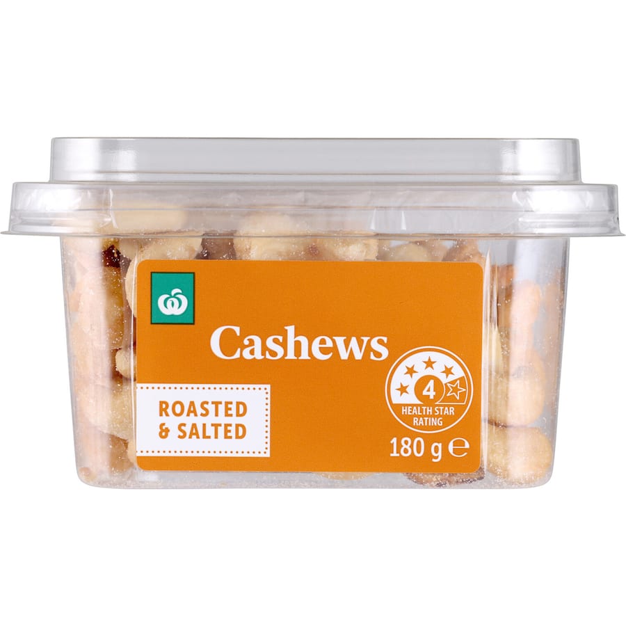 Woolworths Cashews Roasted & Salted