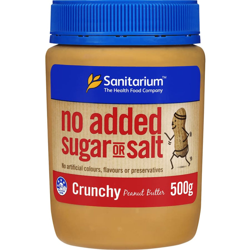 Sanitarium Peanut Butter Crunchy No Added Sugar Or Salt