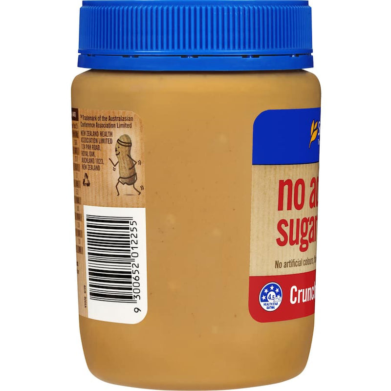 Sanitarium Peanut Butter Crunchy No Added Sugar Or Salt