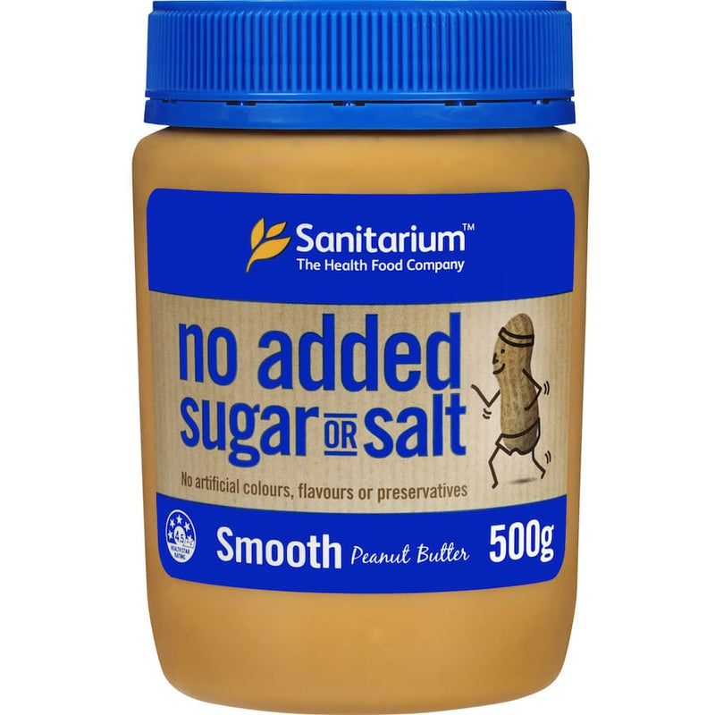 Sanitarium Peanut Butter Smooth No Added Sugar Or Salt