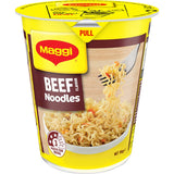 Maggi Super Noodles Beef Cup offers rich, savory flavor and quick preparation for a satisfying meal anytime.