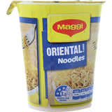 Maggi Super Noodles Oriental Cup: quick, flavorful instant noodles ready in 3 minutes, perfect for meals anytime, anywhere.