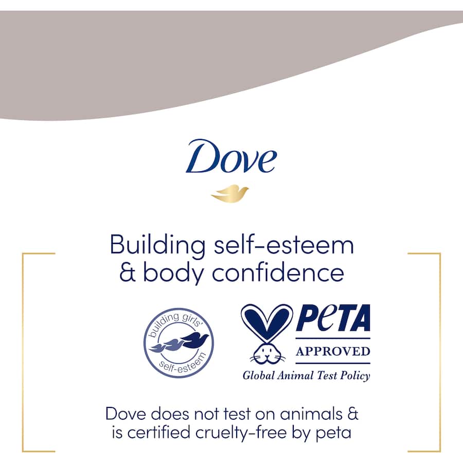 Dove Exfoliating Soap Bar with gentle beads and 1/4 moisturizing cream for soft, smooth, revitalized skin.