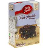 Delicious Betty Crocker Triple Chocolate Brownie Mix for rich, velvety brownies.