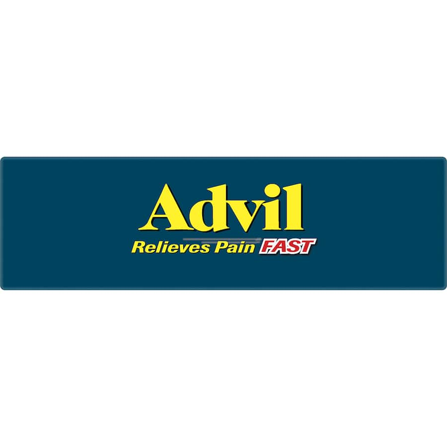 Advil Ibuprofen 200mg tablets for fast pain and fever relief, suitable for various discomforts like headaches and muscle pain.