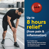 Advil Ibuprofen tablets for fast pain and fever relief, effective for headaches, muscle pain, and cold symptoms.