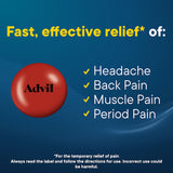 Advil Ibuprofen 200mg tablets for fast-acting pain and fever relief, effective for headaches, muscle pain, and more.