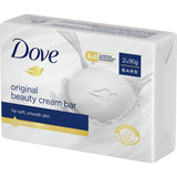 Dove Soap Bar Regular featuring moisturizing cream for soft, smooth, and radiant skin while gently cleansing.