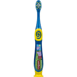 Colgate Junior Smiles Kids Toothbrush with Bluey design, extra soft bristles, and ergonomic handle for ages 2-5.