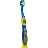 Colgate Junior Smiles Kids Toothbrush featuring Bluey, designed for 2-5 years, with extra soft bristles and ergonomic grip.