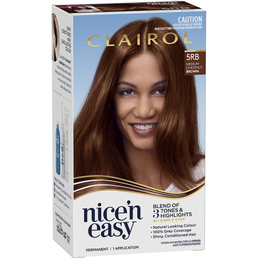 Clairol Nice N Easy Hair Colour Medium Chestnut Brown 5rb