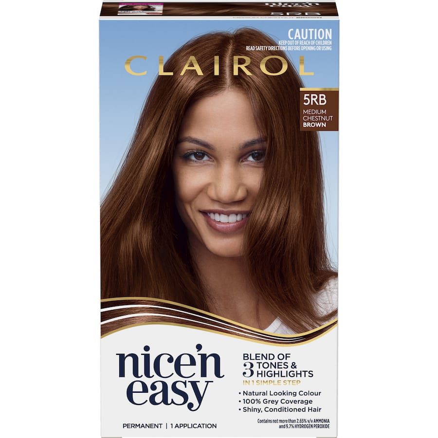 Clairol Nice N Easy Hair Colour Medium Chestnut Brown 5rb