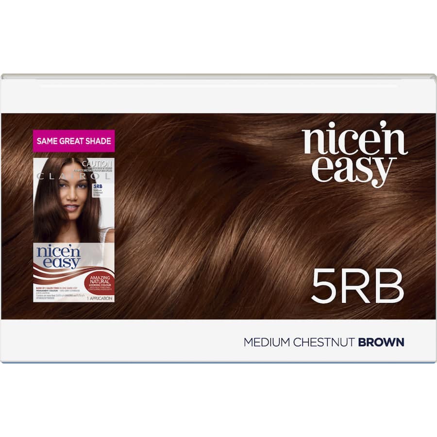 Clairol Nice N Easy Hair Colour Medium Chestnut Brown 5rb