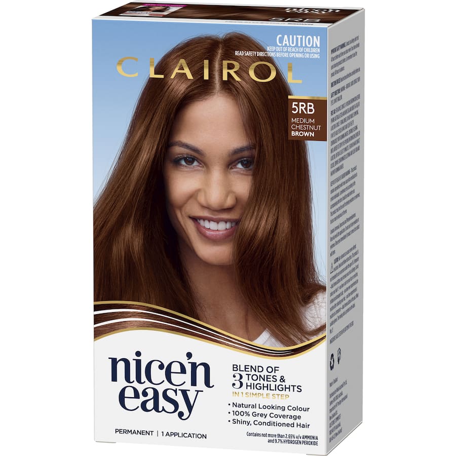 Clairol Nice N Easy Hair Colour Medium Chestnut Brown 5rb