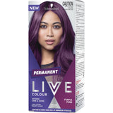 Vibrant purple permanent hair colour with vegan formula, offering long-lasting colour and deep moisturisation for stunning results.