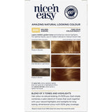 Clairol Nice N Easy Golden Auburn 8WR hair dye offers vibrant, natural colour with 100% grey coverage and intense conditioning.