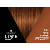 Vibrant Pure Copper hair dye from Schwarzkopf for lasting color, perfect grey coverage, and healthy, shiny hair.