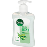 Dettol Liquid Antibacterial Hand Wash with Aloe Vera and Vitamin E, effectively kills germs while moisturizing skin for 3 hours.