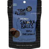 Tom & Luke Triple Choc Brownie Snack Balls: indulgent, gluten-free, and cocoa-rich energy bites perfect for on-the-go chocolate lovers.