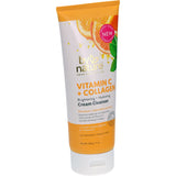 Cream cleanser featuring Vitamin C and collagen for brightening, hydration, and a youthful glow. Ideal for all skin types.