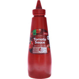 Woolworths Tomato Sauce Squeeze in an easy-squeeze bottle, perfect for enhancing meals with rich, tangy tomato flavor.